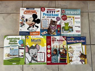 Pre-K To Kindergarten Learning Activity Books