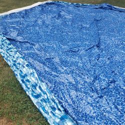 New 12x24 Oval  Pool Liner And Winter Cover