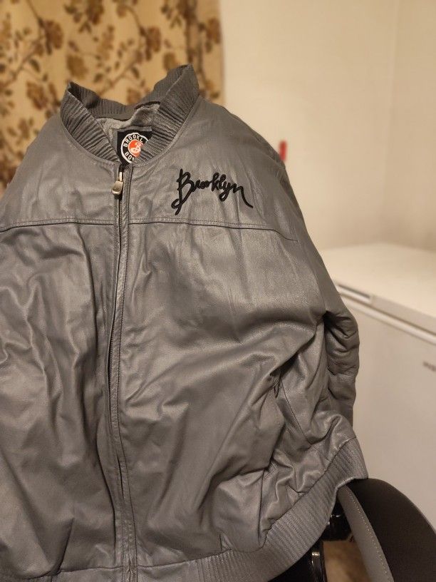 Original Leather Brooklyn Bomber Jacket.