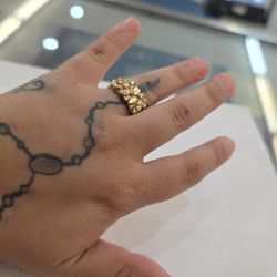 10k Nugget Ring