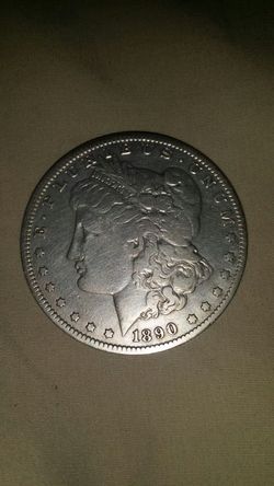 1890 O MORGAN SILVER DOLLAR COIN