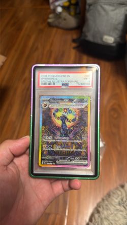 Umbreon prismatic evolutions SIR PSA 9