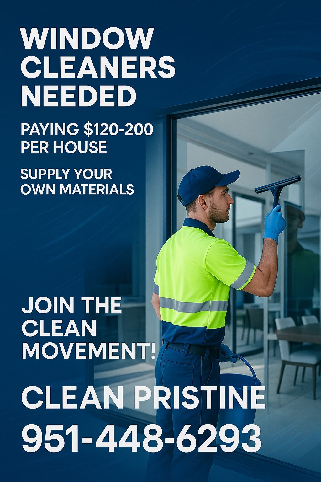Window Cleaners Needed!!