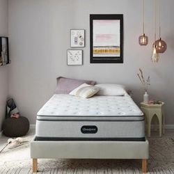 Beautyrest BR800 Plush Pillow Top Mattress CAL KING Mattress Only (Marked Down From $500!)
