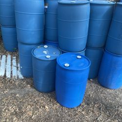 55 gallon blue barrel
