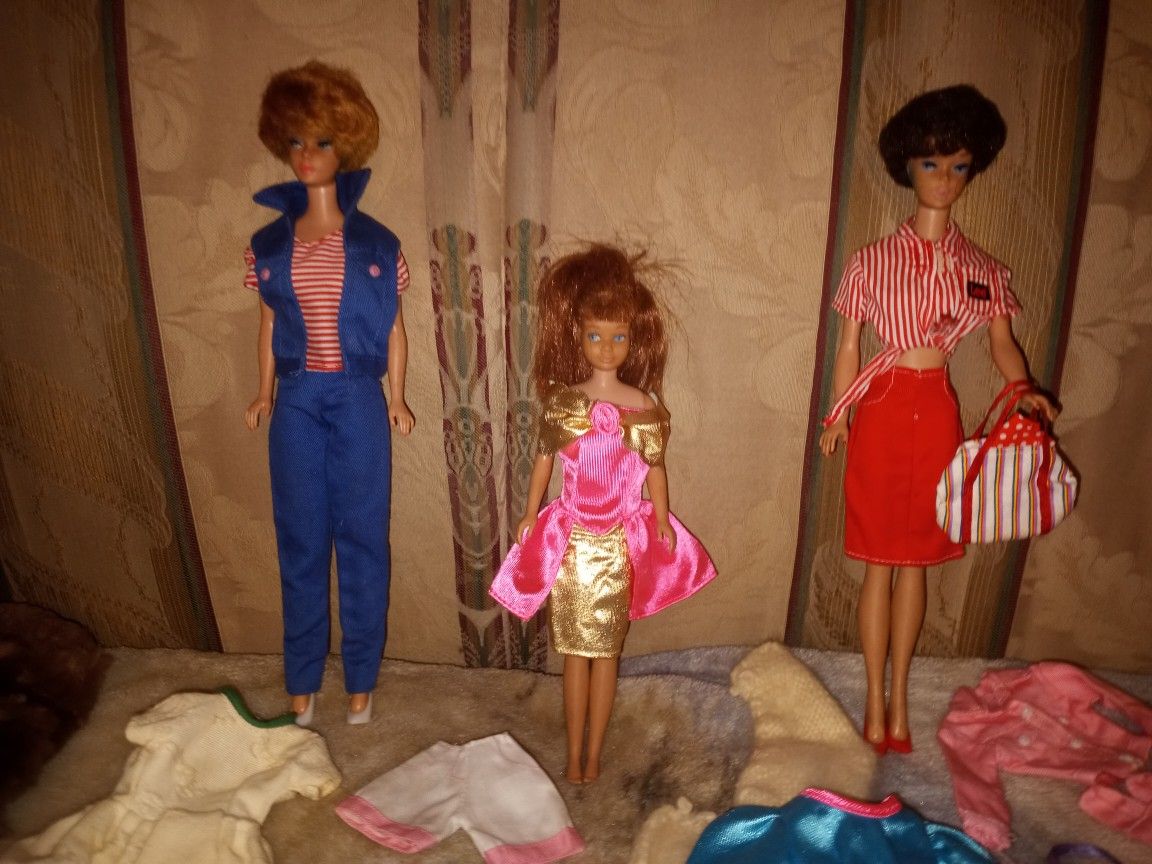 Vintage Bubble Cut Barbie Set