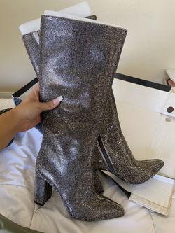 Sparkly Disco Rhinestone Boots