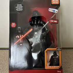 Darth Vader Figure Doll Star Wars 17" Deluxe Collectors Interactive Talking NEW