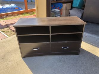 Tv stand storage shelf w drawers dresser