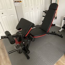 Exercise Bench With Leg Extension