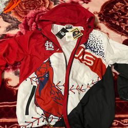 St Louis Cardinals Classic New Era Windbreaker 