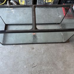 2 Aquariums And 1 Stand 