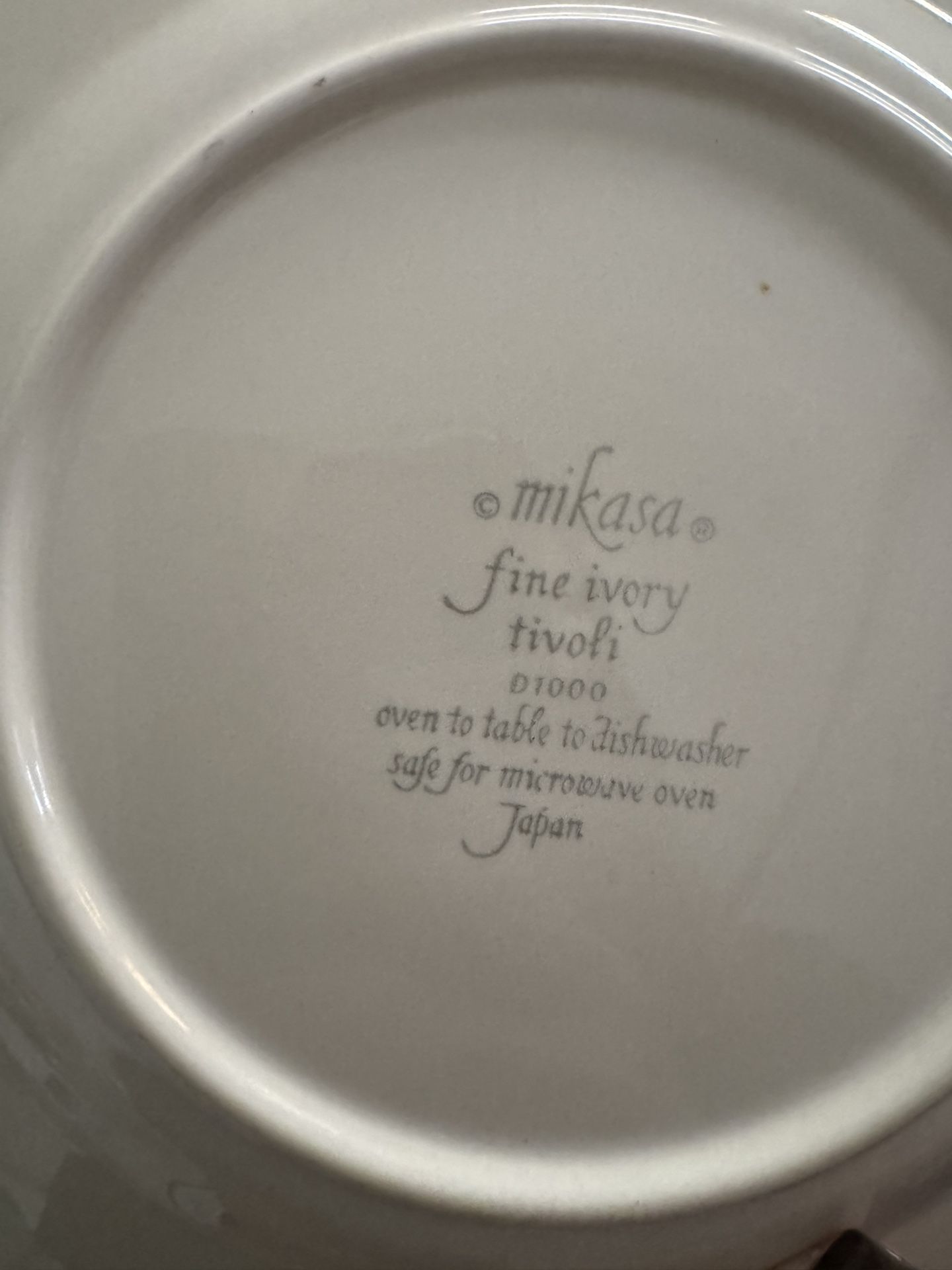 Mikasa Fine Ivory D1000 China Set