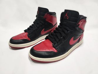 Size 9.5 - Air Jordan High Retro DMP "Chicago Bulls" Bred/Banned Authentic (Used, Missing Original Box)
