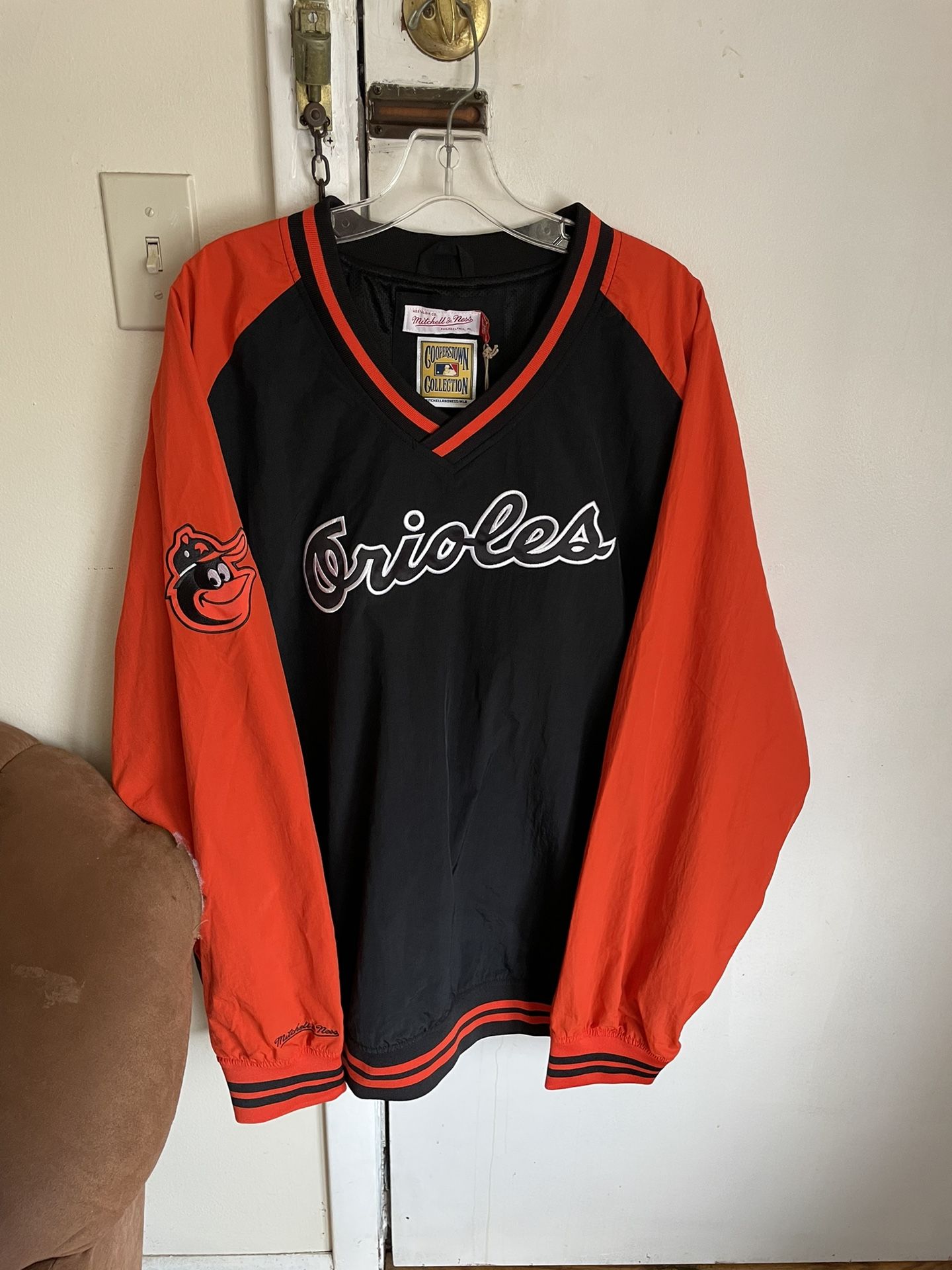 Baltimore Orioles Mitchell & Ness Men’s MLB PO Windbreaker Jacket XXL