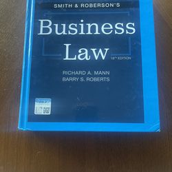 MBA Business Law Text book