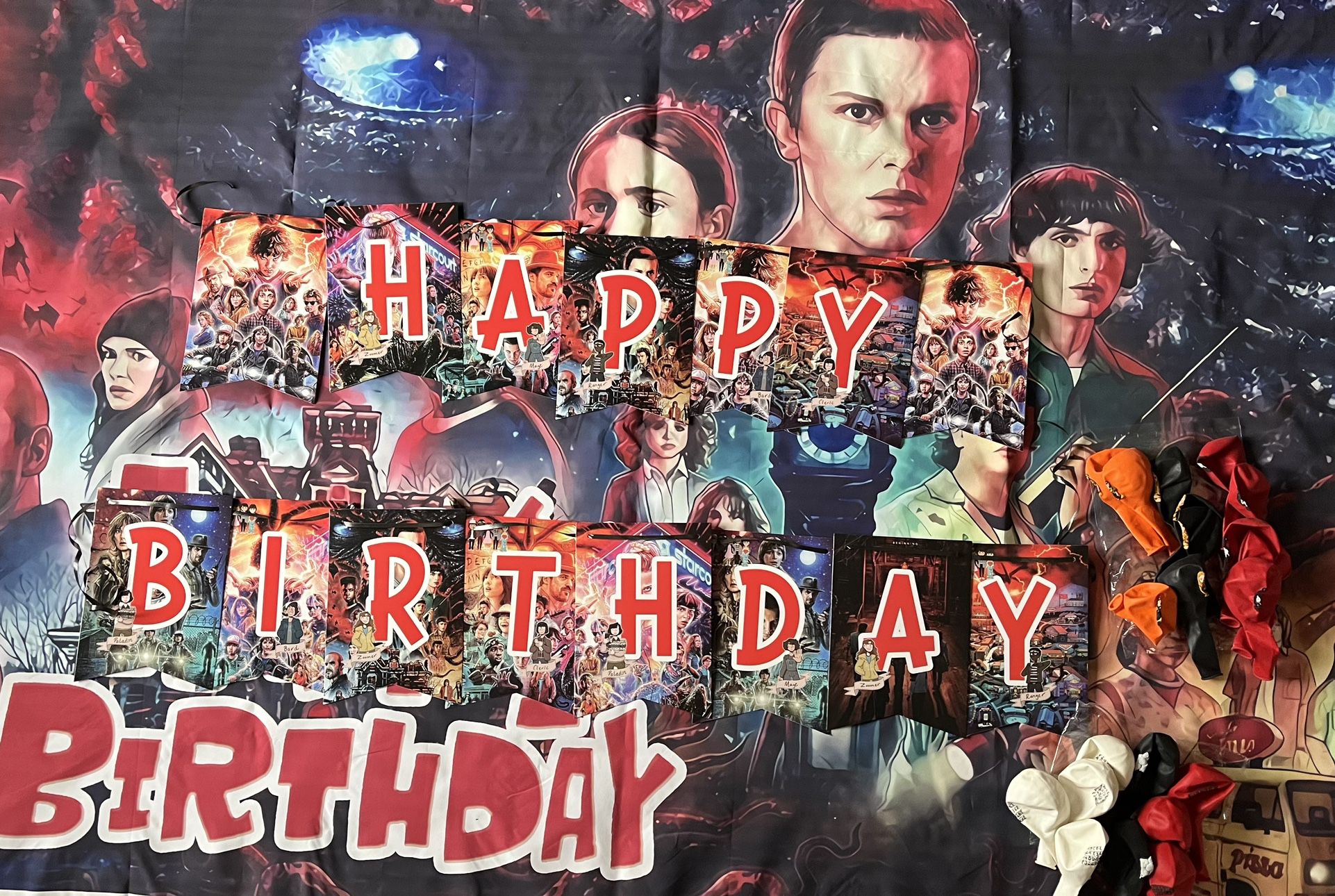 Stranger Things Party Decorations/Supplies 