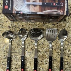 New Wusthof 5-Piece Kitchen Tool Set