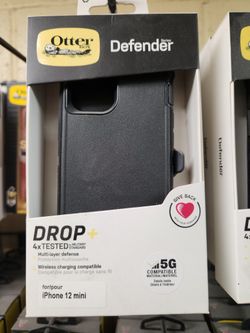 12 mini otterbox defender with Clip