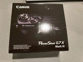 Canon PowerShot G7X Mark iii Black(Brand New)