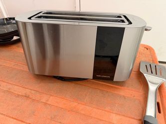 NIKLEMON 2-Slice Stainless Steel touch screen Toaster
