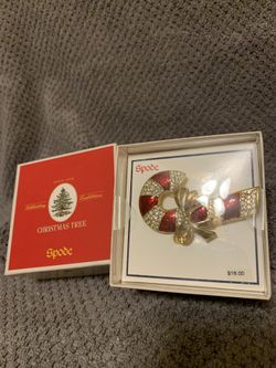 Spode Candy Cane Pin.
