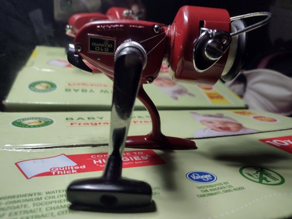 Vintage Olympic 510 High Speed Retrieve Spinning Reel