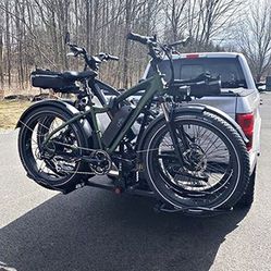 “Brand New $109 (KAC) 2-Bicycle Rack for Car, SUV, Hatchback Mount for 2”” Anti-Wobble Hitch, Heavy Duty Bike Carrier” 