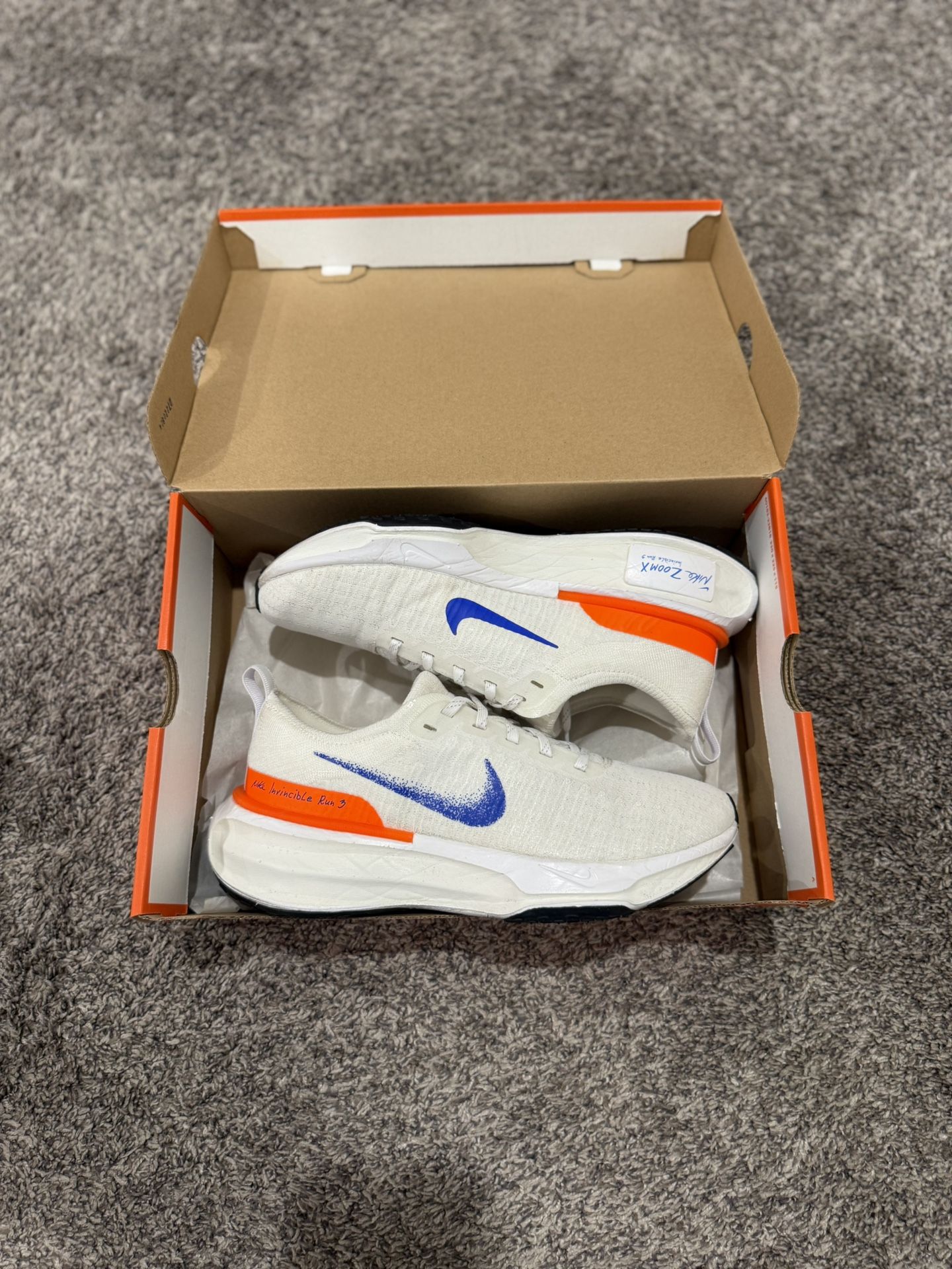 Nike Invincible 3’s Size 8
