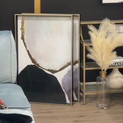 Blue Framed Wall Art 