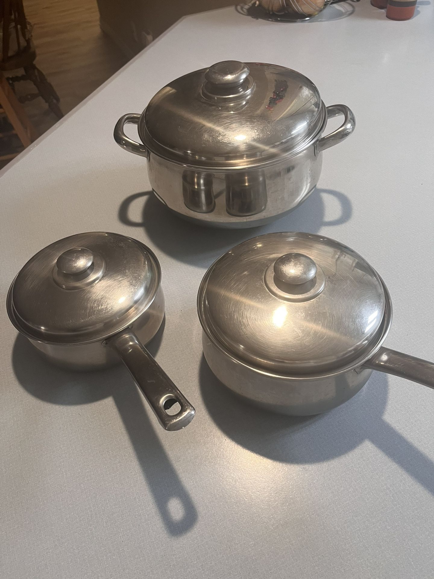 STAINLESS 6 PIECE COOKWARE SET