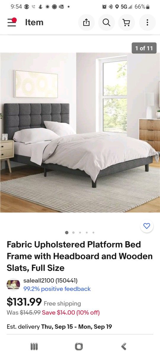 Brand New Full Size Bed Frame(Still In Box)