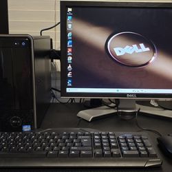 DELL  SlimeLine  DeskTop  🖥  INSPIRON  660s. Intel  i3 - 3.4GHz CPU  / 8.0GB. RAM / 1.0TB.  HDD  - Windows  11. -  HDMI,  DVD-RW, Wi-Fi  Work  Good.✔