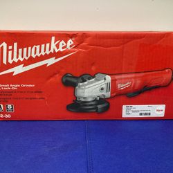 Milwaukee 6142-30 11 Amp Corded 4-1/2" Small Angle Grinder with Lock-On Paddle Switch  NEW