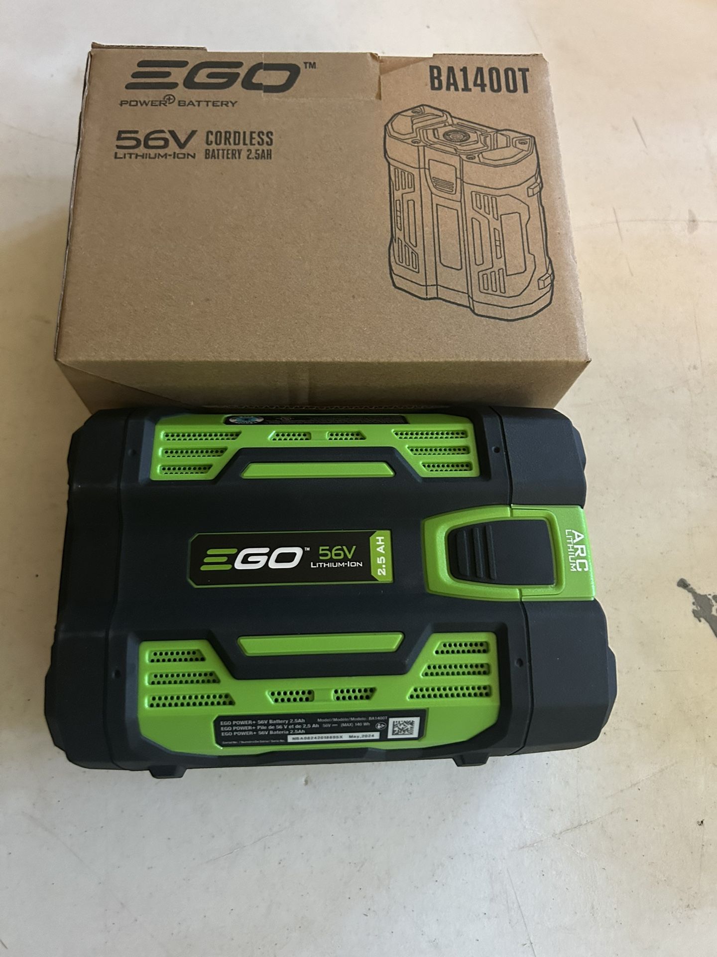 New Ego 2.5ah Battery