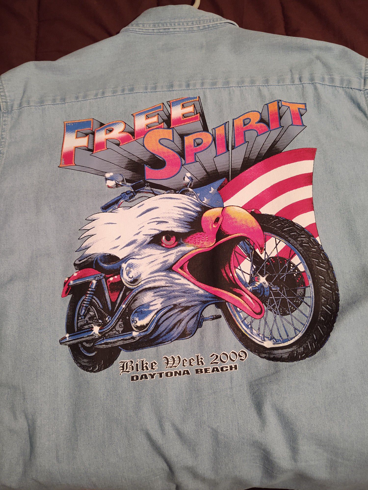 2009 bike week shirt lightly used