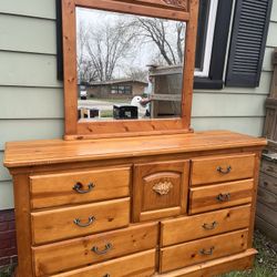 Wooden Vanity Dresser