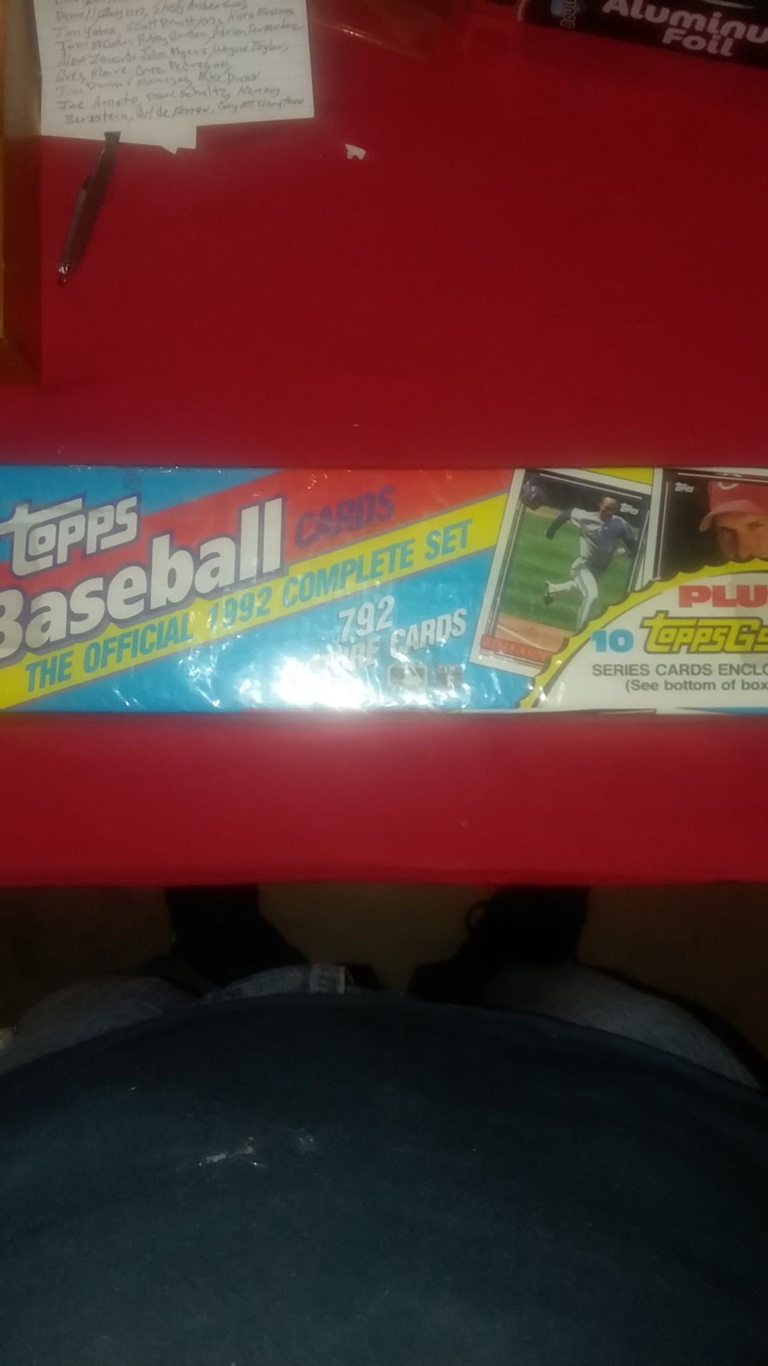 1992 Topps baseball cards complete set