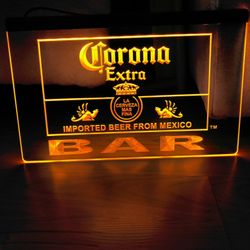 CORONA EXTRA BAR LED NEON LIGHT SIGN 8x12
