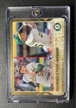2015 Topps Update Max Muncy GOLD Parallel Rookie RC #d 900/2015. VERY RARE. L.A. Dodgers
