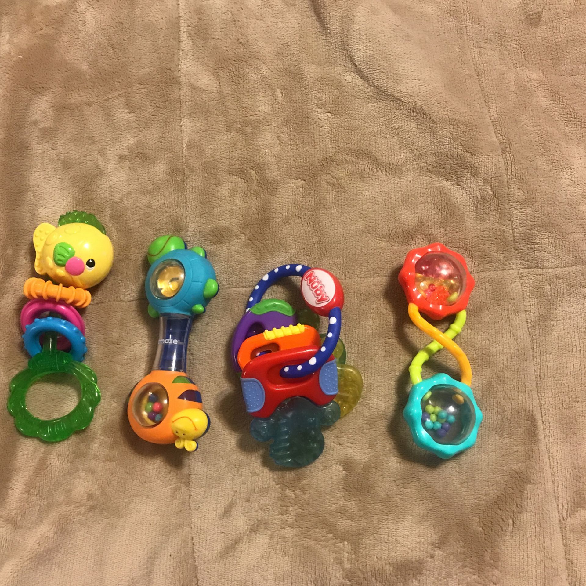 Baby Rattles And Tether Lamaze, Nuby. , FB