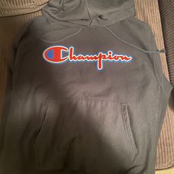 Champion Black and red hoodie