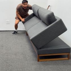 Blu Dot Diplomat 80" Sleeper Sofa Bed - 3k Retail - High Quality *Rare Find*