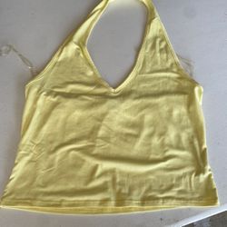 Yellow Halter Top 