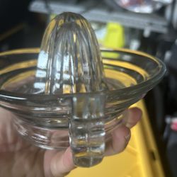 Vintage Fruit Crystal Squeezer 