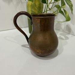 Vintage Heavy Cooper Jar