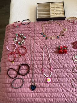 Mixed Jewelry Lot – Bracelets, Necklaces, Earrings