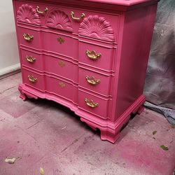 Pink Small Dresser