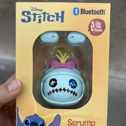 NWT Disney Stitch Scrump Wireless Earbuds