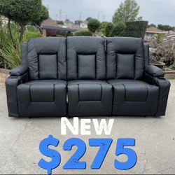 COMHOMA 3 SEAT RECLINER NEW FURNITURE 